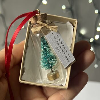 Personalised Miniature Christmas Tree Decoration, 10 of 12