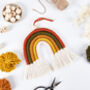Make Your Own Autumn Macrame Rainbow Craft Kit, thumbnail 4 of 8