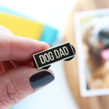 Dog Mum Or Dog Dad Enamel Pin Badge, 5 of 6