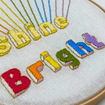 Shine Bright Embroidery Kit, 4 of 10