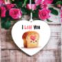 Funny Valentine's Day Bread Pun Decoration, thumbnail 1 of 2