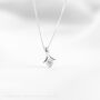 Bridesmaid Proposal Gift, Cubic Zirconia Necklace, thumbnail 2 of 8