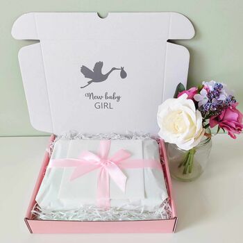 New Baby Girl Outfit Gift Set, 2 of 6