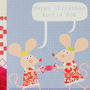 Personalised Christmas Two Mice Card, thumbnail 4 of 5