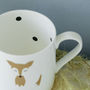 Mr Fox Personalised Hand Decorated China Mugs And Cups, thumbnail 4 of 4