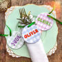 Gingham Easter Or Wedding Table Setting Decoration, thumbnail 1 of 4
