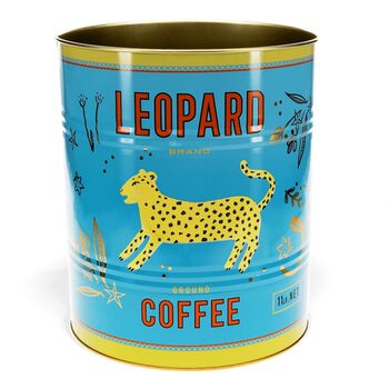 Set Of Two Large Leopard Storage Tins, 3 of 5