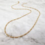 21st Birthday Gold Vermeil Plated Initial Necklace, thumbnail 6 of 7