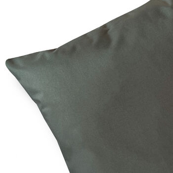 Khaki Green Water Resistant Garden And Outdoor Cushion, 2 of 3