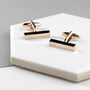 Personalised Bar Cufflinks, thumbnail 4 of 9