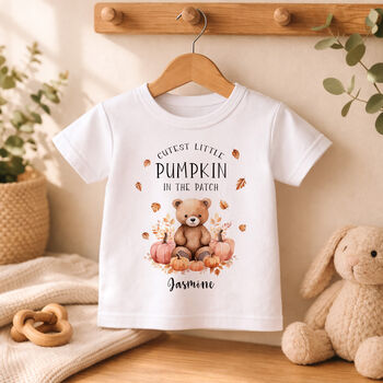 Personalised Cutest Little Pumpkin In The Patch Autumn, 2 of 7