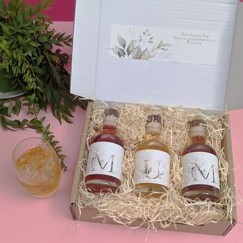 Personalised Deluxe Flavoured Gin Gift Set, 2 of 5