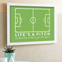 Personalised Football Pitch Print, thumbnail 1 of 3