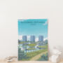 Woodberry Wetlands London Travel Poster Art Print, thumbnail 3 of 8