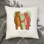 Personalised Bear Couple Cushion, thumbnail 2 of 2