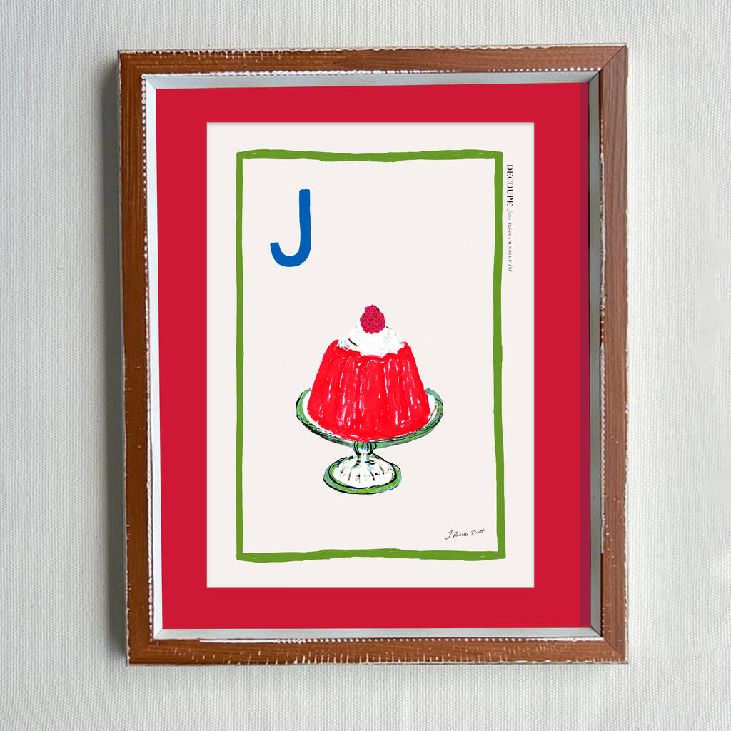 'J'' For Jelly Alphabet Limited Edition Print, 1 of 7