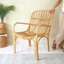 Wicker Bamboo Chair, thumbnail 1 of 10