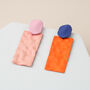 Colourful Rectangle Drop Earrings, thumbnail 6 of 7