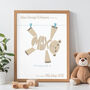 Personalised Teddy Print, thumbnail 1 of 2