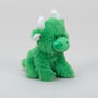 Mini Highland Collectible Green Soft Plush Cow With Pop Up Box, thumbnail 2 of 8