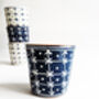 Handpainted Blue Crissy Espresso Cup, thumbnail 5 of 11