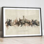 Canterbury Skyline Cityscape Art Print, thumbnail 8 of 12