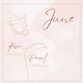 Rose And Pearl Bracelet June Birthday, 3 of 5