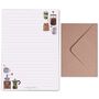 A5 Letter Writing Paper With Coffee Design, thumbnail 3 of 3