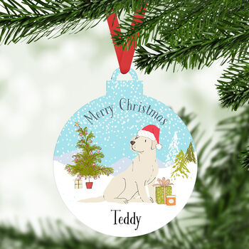Personalised Labrador Christmas Decoration, 3 of 3