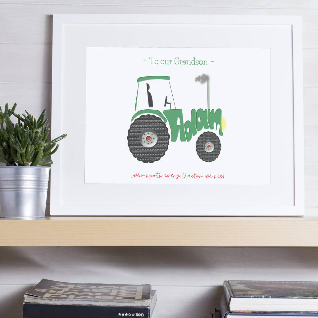 Personalised Tractor Picture, 1 of 3