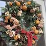 Dried Flower And Pine Foliage Handmade Christmas Wreath, thumbnail 1 of 4