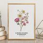 Personalised Birth Flower If Mums Were Flowers Print, thumbnail 4 of 6