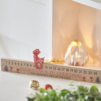 Personalised Advent With Reindeer, 4 of 4