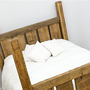 Handmade Reclaimed Wood Gated End Bed, thumbnail 2 of 2