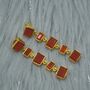 Orange Carnelian Earrings Or Aqua Chalcedony Earrings, thumbnail 12 of 12