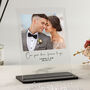 Personalised Anniversary Photo Acrylic Plaque Gift, thumbnail 1 of 3