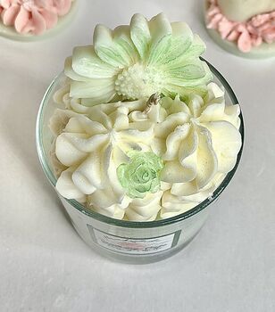 Dessert Candle Birthday Cake Parfum And Flower Wax Melt, 4 of 4