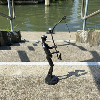 Fisherman Metal Sculpture, 4 of 4