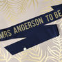Personalised Bold Glitter Print Hen Party Sash, thumbnail 2 of 4