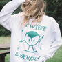 Twist And Sprout Women's Christmas Jumper, thumbnail 1 of 4