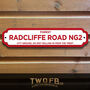 Nottingham Forest Personalised Bar And Man Cave Sign, thumbnail 1 of 2