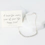 Sterling Silver Happy 21st Bead For Every Year Chain Bracelet, thumbnail 1 of 8