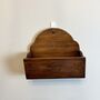 Vintage Wooden Folk Art Wall Pocket / Letter Holder, thumbnail 9 of 10