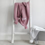 Personalised Kitten Comforter And Cable Blanket Pink, thumbnail 6 of 11