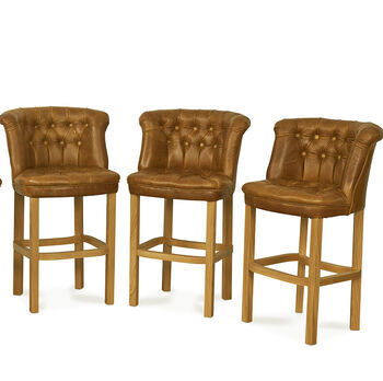 Parker Barstool Brown Cerato Leather, 4 of 4