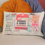 Personalised Travel Cushion Gift For Couple Home, thumbnail 1 of 2