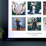 Personalised Twelve Photos Couples Print, thumbnail 2 of 7