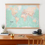 Vintage World Map Poster, thumbnail 5 of 9
