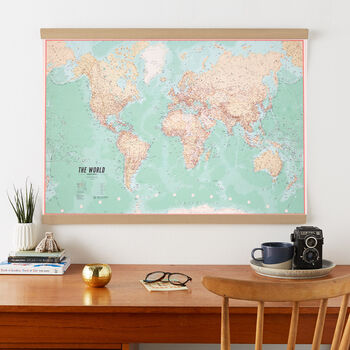 Vintage World Map Poster, 5 of 9