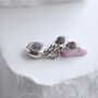 Baby Girl Shoes Charm 925 Silver Baby Shower Gift, thumbnail 3 of 6